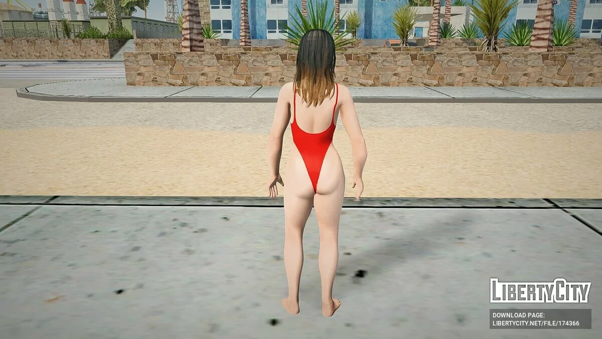Nanami in bodysuit / GTA San Andreas