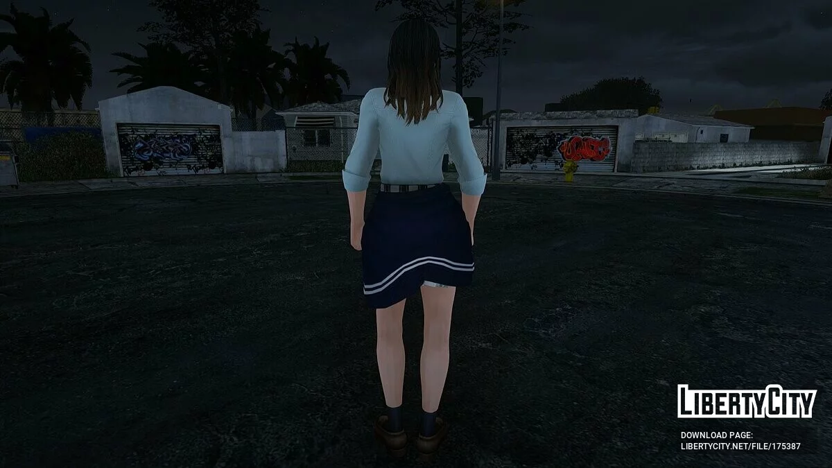 Нанамі у шкільній формі / GTA San Andreas