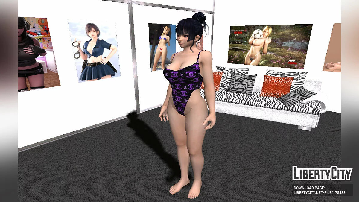 Nyotengu - maiô Chanel / GTA San Andreas