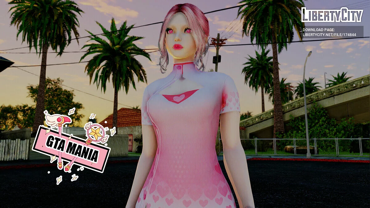 Zero Enfermeira Rosa de Cyber Hunter / GTA San Andreas