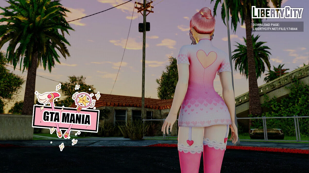 Zero Enfermeira Rosa de Cyber Hunter / GTA San Andreas