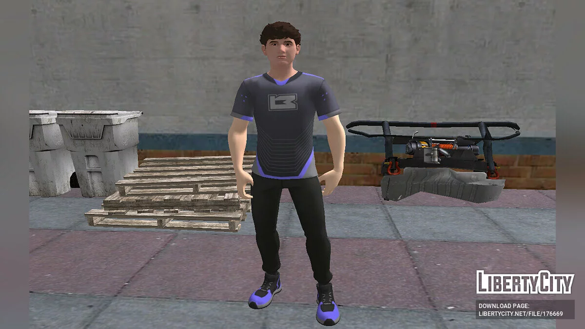 Bugha de Fortnite / GTA San Andreas