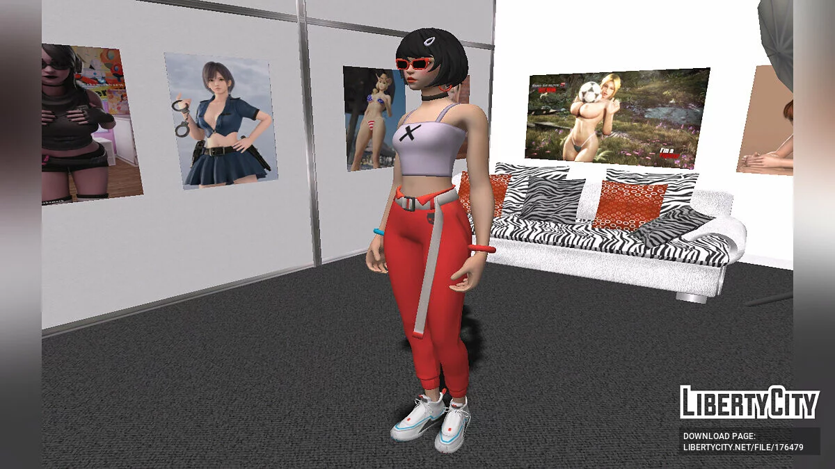 Evie Summer aus Fortnite / GTA San Andreas