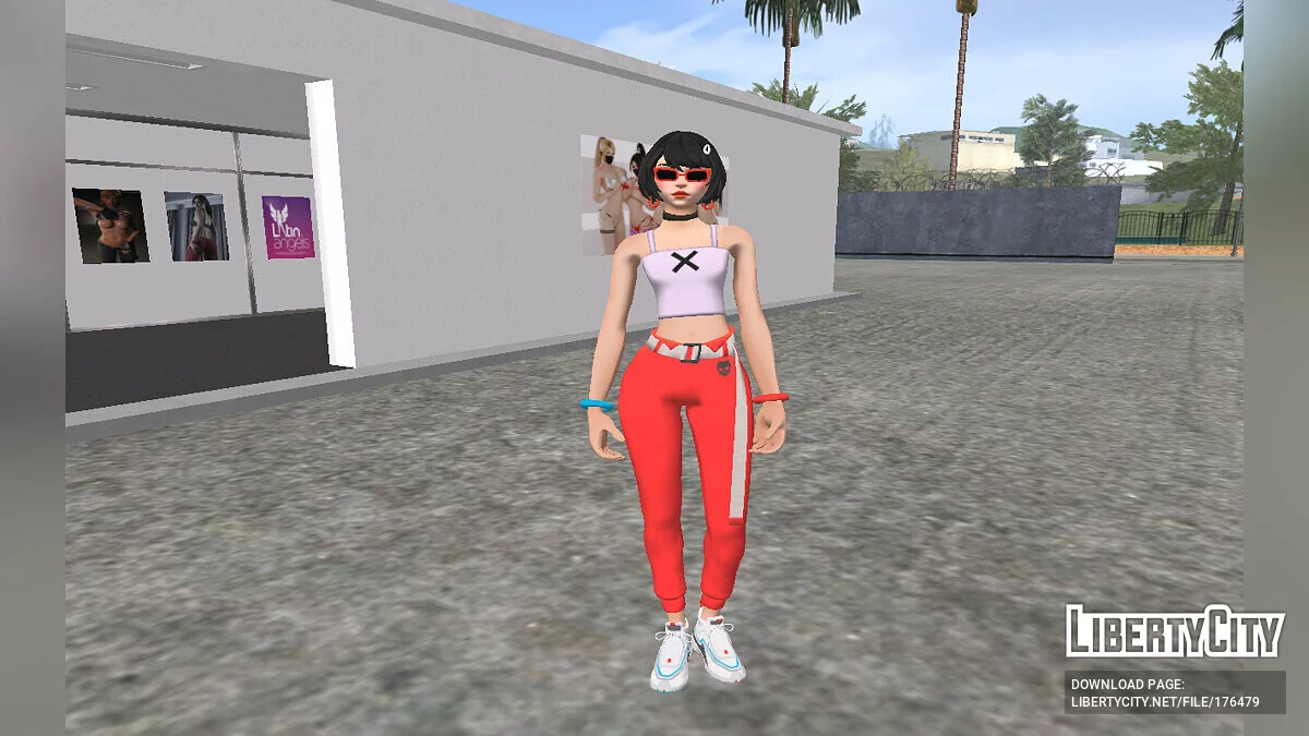 Evie Summer aus Fortnite / GTA San Andreas