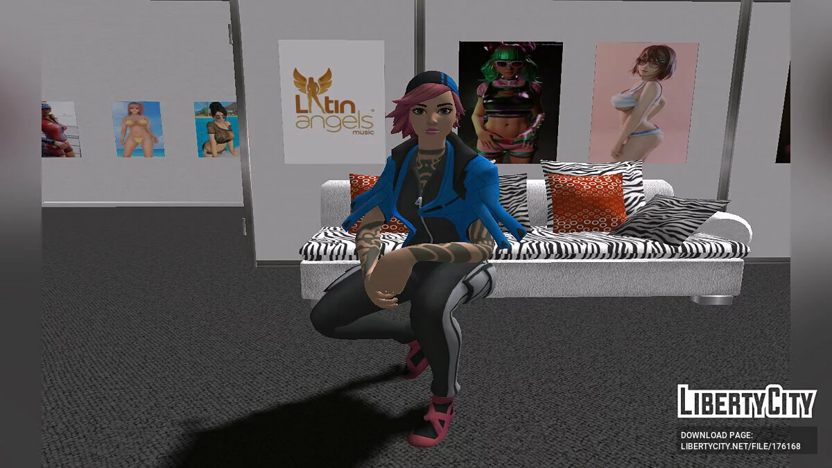 Fuchsia von Fortnite / GTA San Andreas