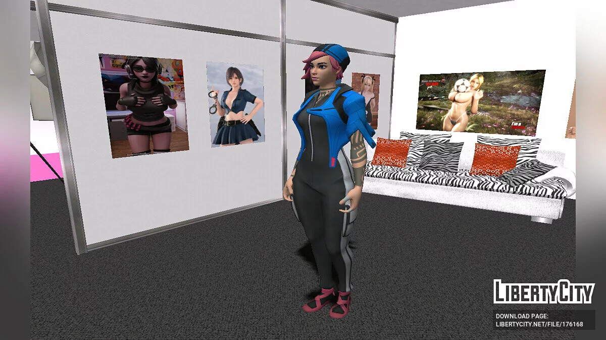 Fuchsia von Fortnite / GTA San Andreas