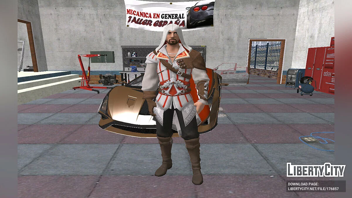 Ezio Auditore de Fortnite / GTA San Andreas