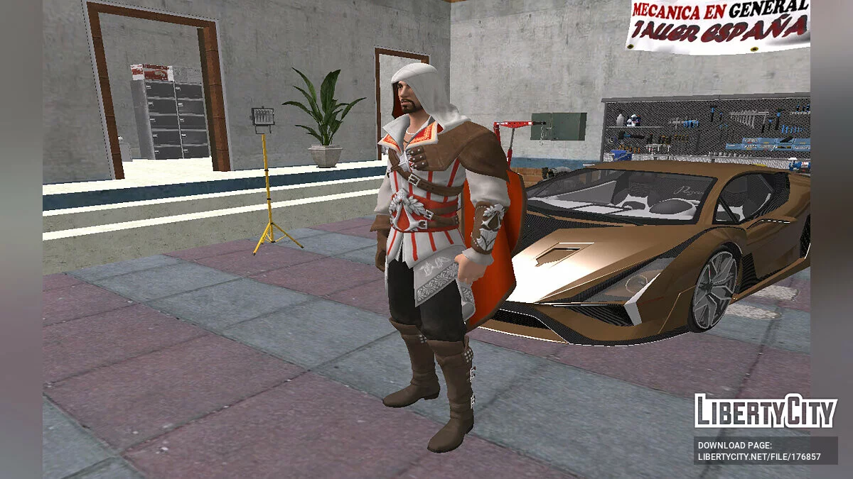 Ezio Auditore de Fortnite / GTA San Andreas