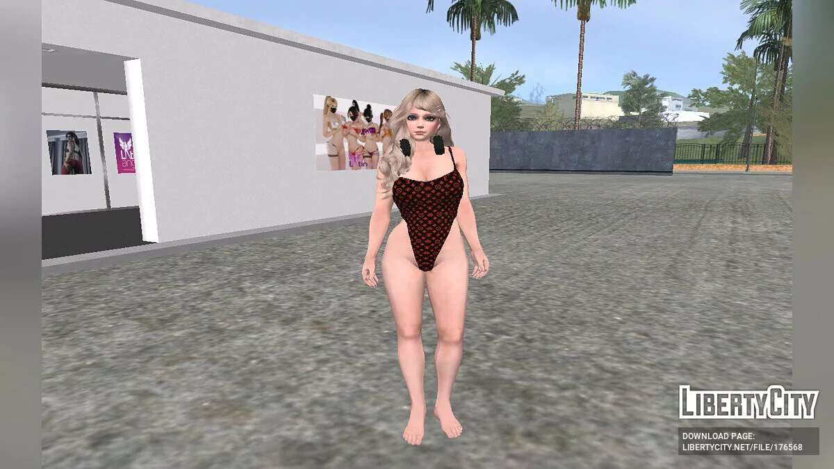 Amy - Traje de baño Louis Vuitton / GTA San Andreas