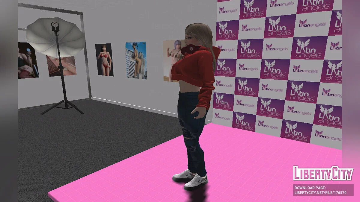 Amy - Sudadera con capucha de moda Supreme / GTA San Andreas