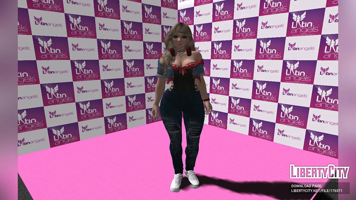 Amy - atuendo de moda Louis Vuitton / GTA San Andreas