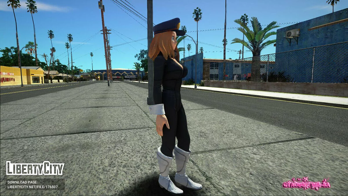 Кеми Уцусими из My Hero One's Justice 2 / GTA San Andreas