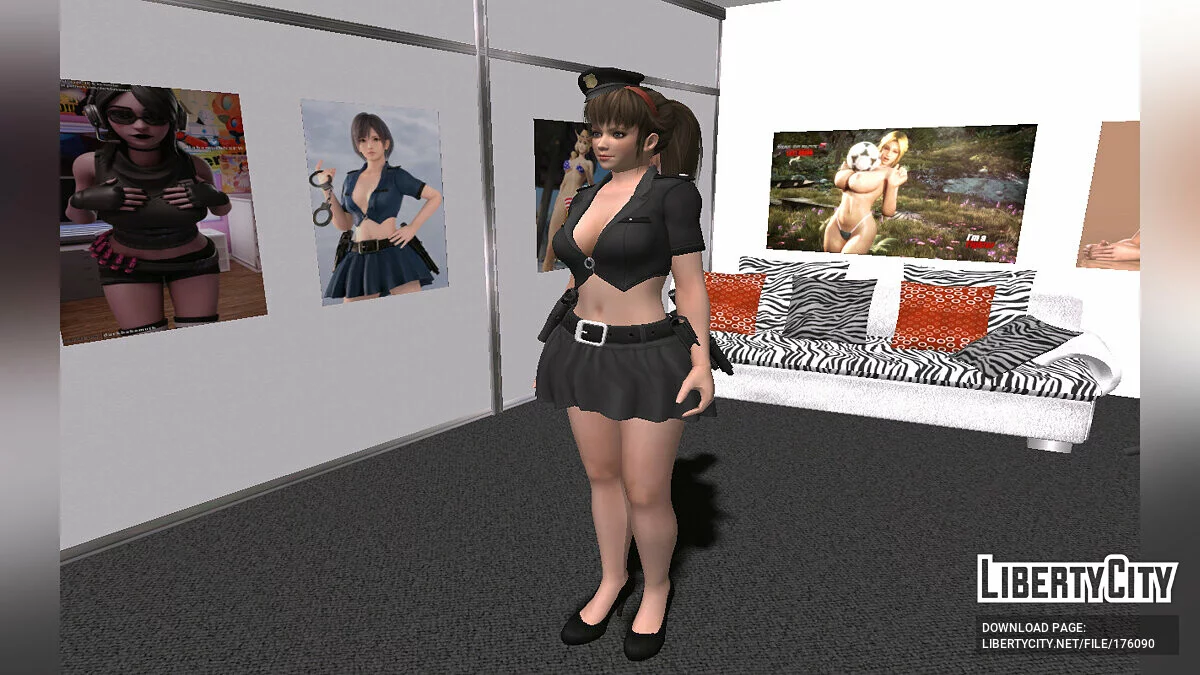 Hitomi - policial sexy / GTA San Andreas