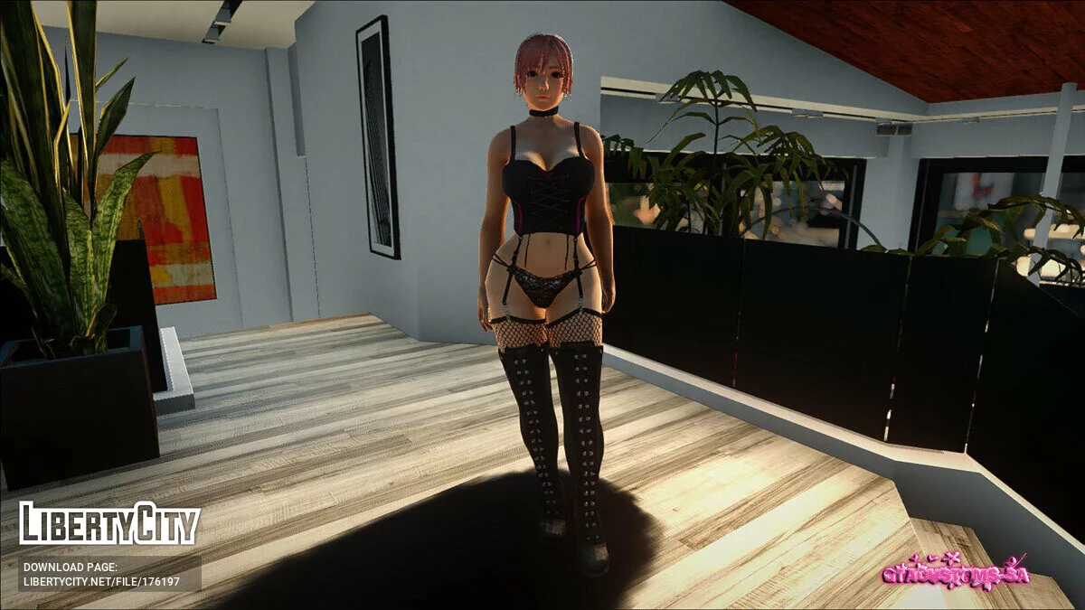 شرائط Honoka Corset / جي تي إيه سان أندرياس