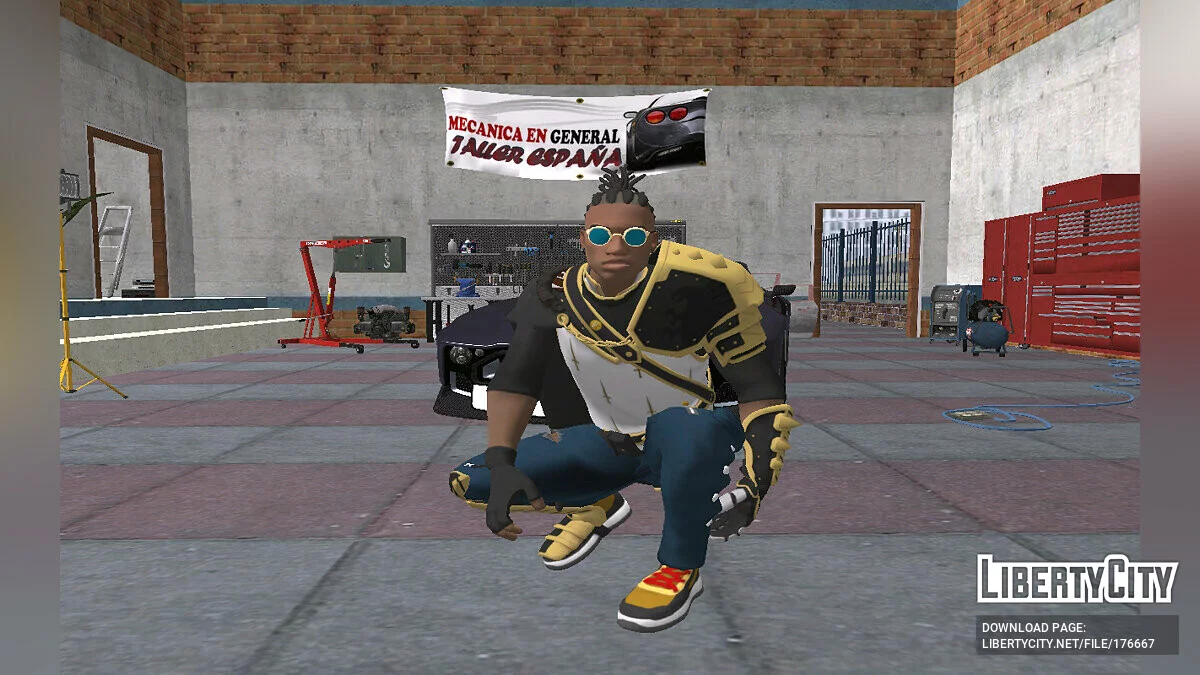 Малик из Fortnite / GTA San Andreas