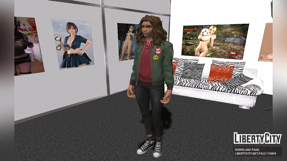 Mary Jane aus Fortnite / GTA San Andreas