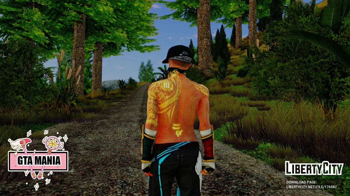 جلد عشوائي رقم 3 من Garena Free Fire / جي تي إيه سان أندرياس