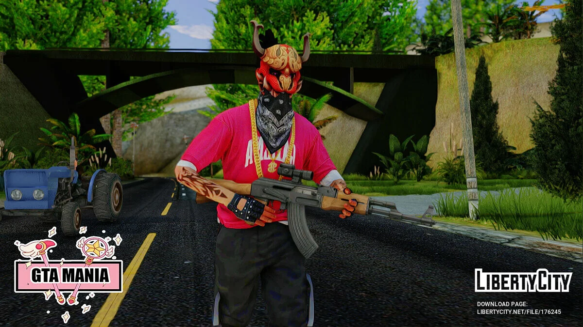 Випадковий скін №4 з Garena Free Fire / GTA San Andreas