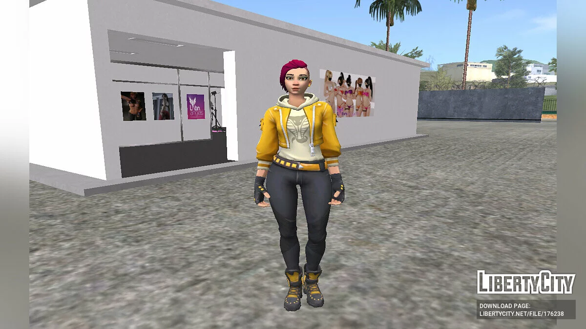 Тінь з Fortnite / GTA San Andreas