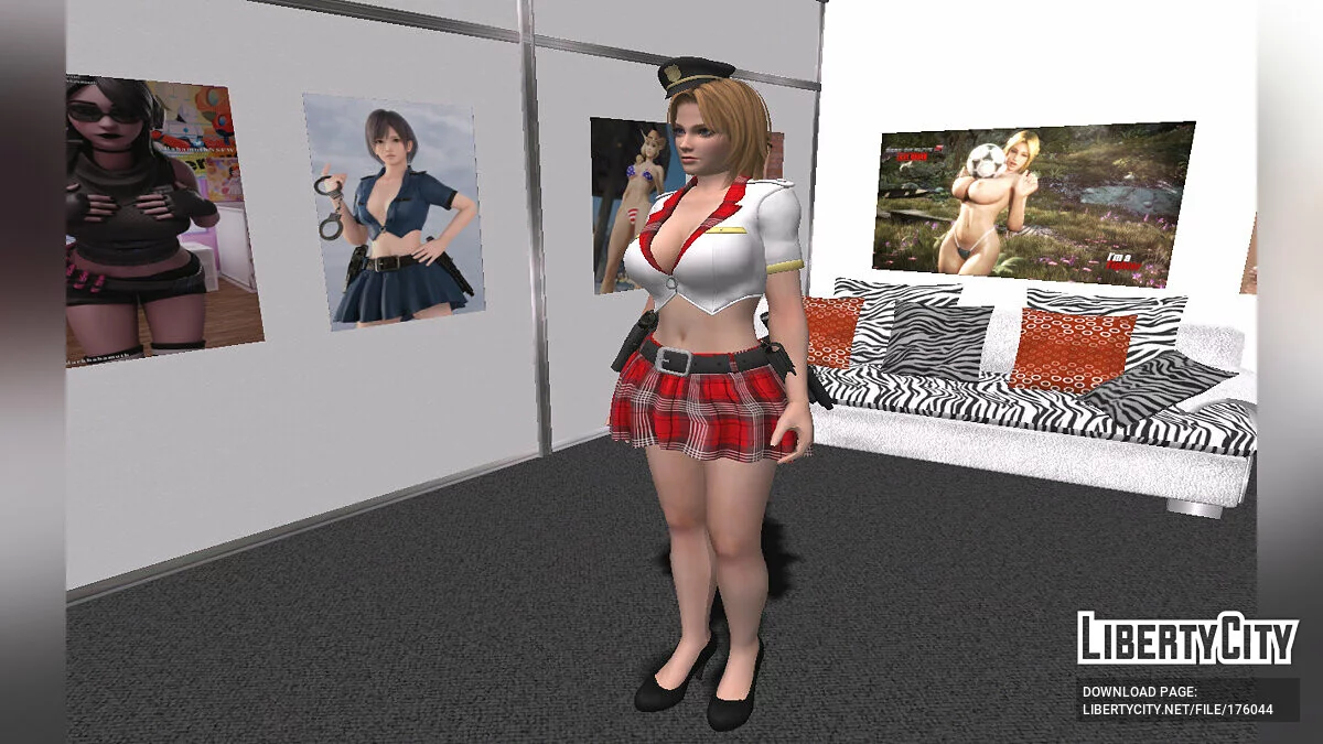 Tina Armstrong - policière sexy / GTA San Andreas