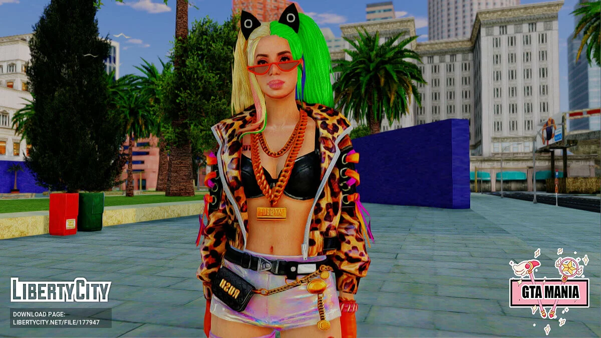 Anitta aus Garena Free Fire / GTA San Andreas