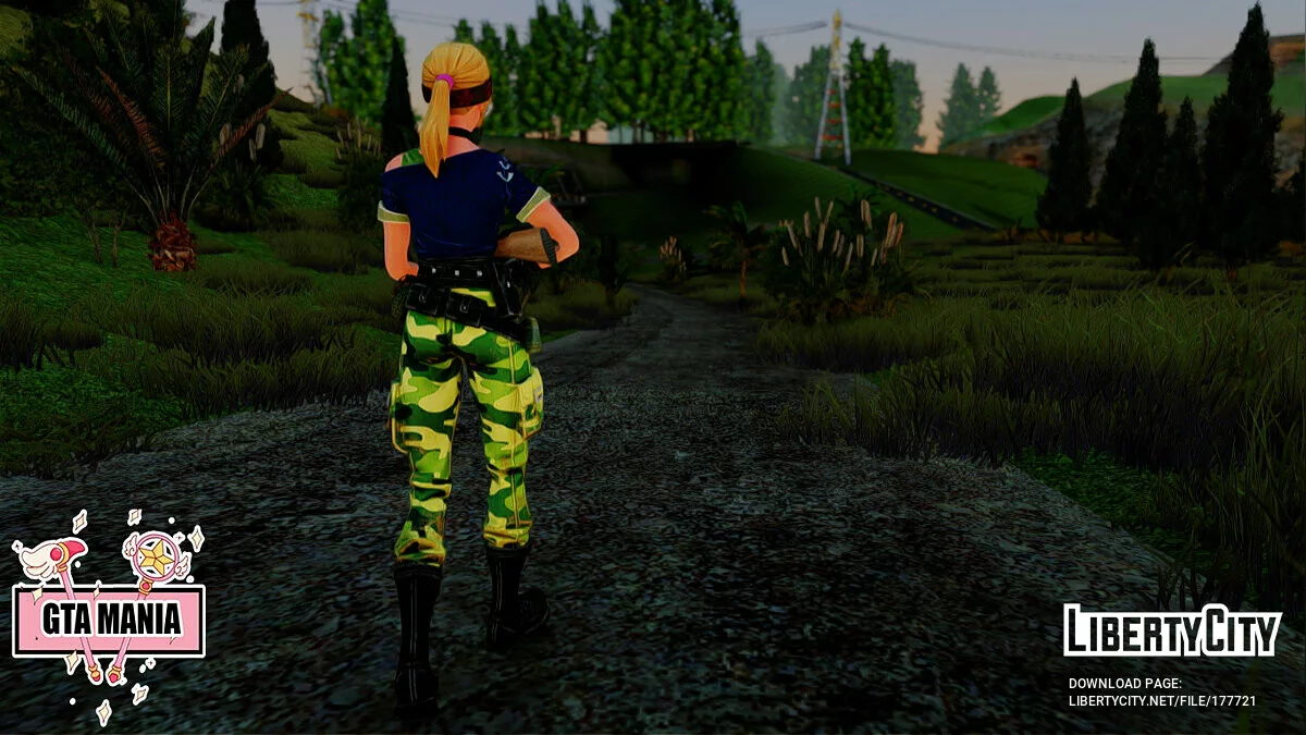 Chica del Ejército de Creative Destruction / GTA San Andreas