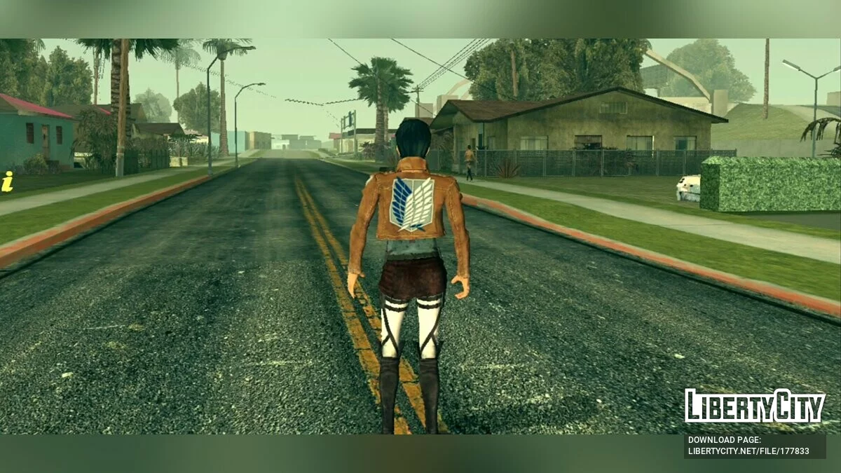 Бертольт Гувер з Атаки Титанів / GTA San Andreas