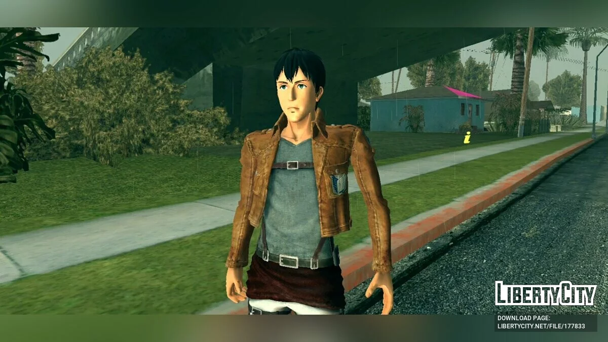 Bertolt Hoover de l'Attaque des Titans / GTA San Andreas