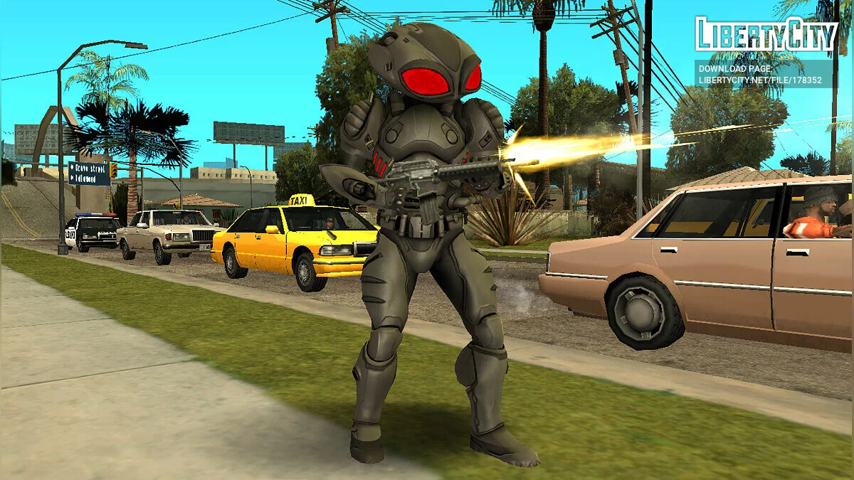 Black Manta from the movie Aquaman / GTA San Andreas