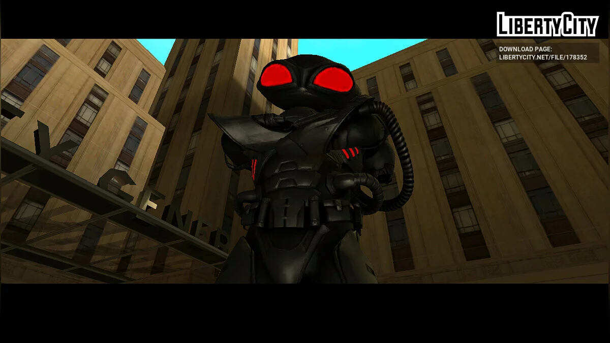 Black Manta from the movie Aquaman / GTA San Andreas