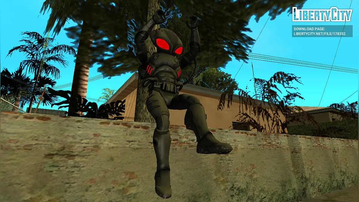 Black Manta from the movie Aquaman / GTA San Andreas