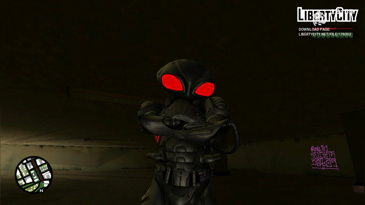 Black Manta from the movie Aquaman / GTA San Andreas