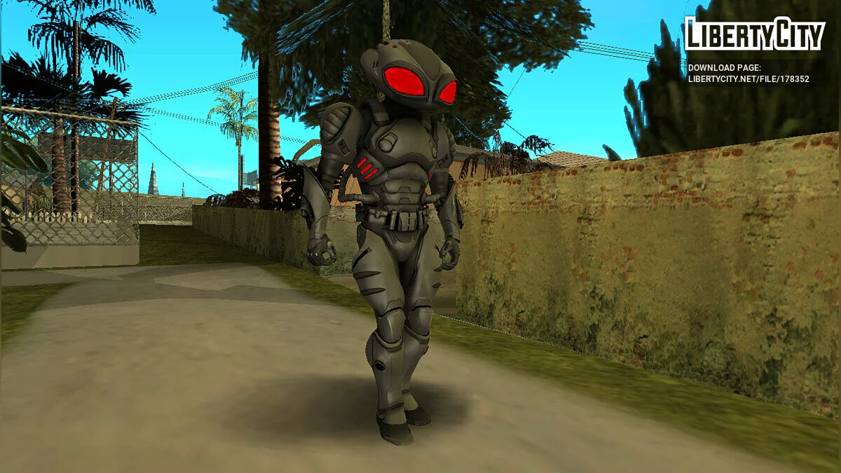 Black Manta from the movie Aquaman / GTA San Andreas