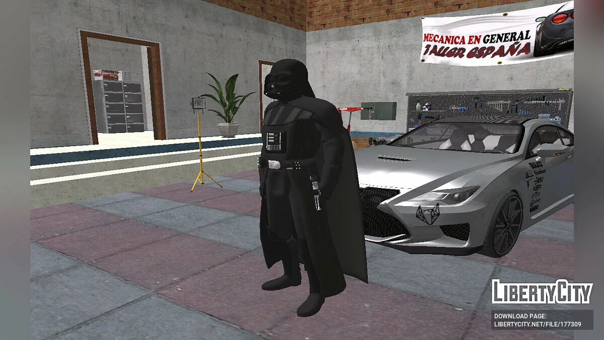 Darth Vader from Fortnite / GTA San Andreas