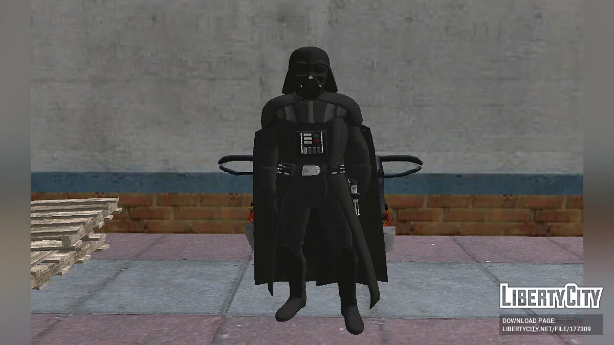 Darth Vader from Fortnite / GTA San Andreas