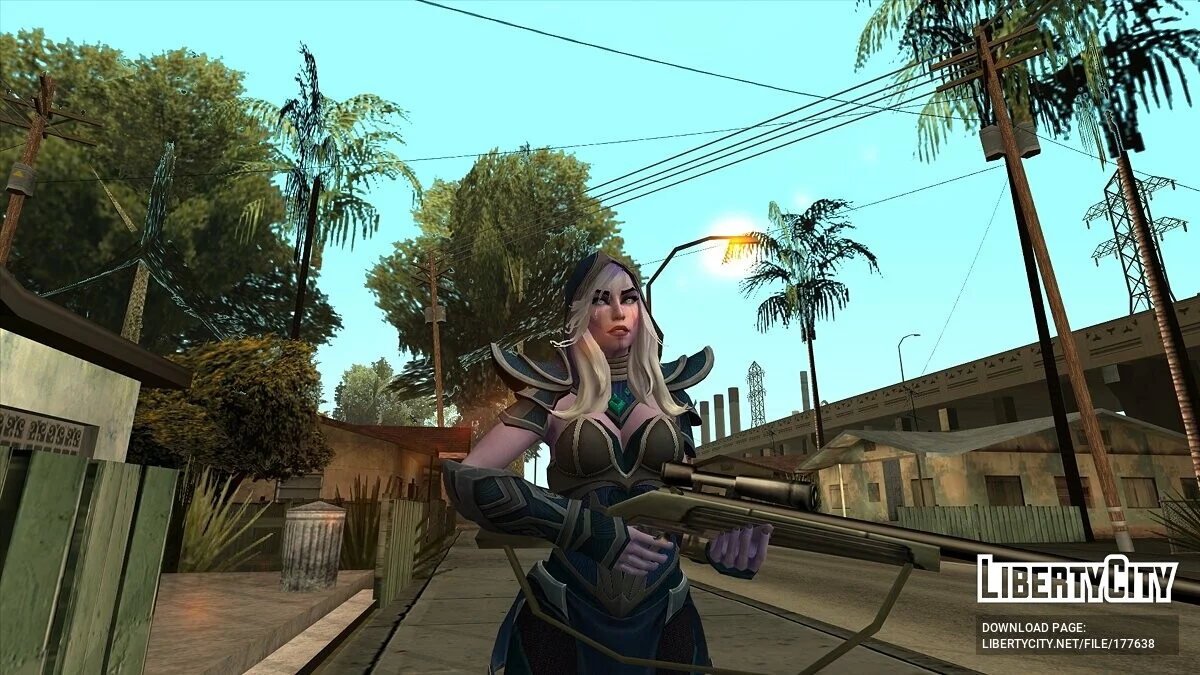 Drow Ranger de Dota 2 / GTA San Andreas