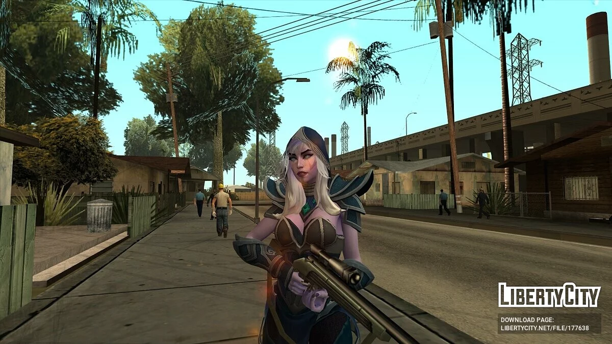 Drow Ranger de Dota 2 / GTA San Andreas