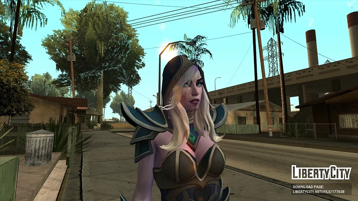 Drow Ranger de Dota 2 / GTA San Andreas