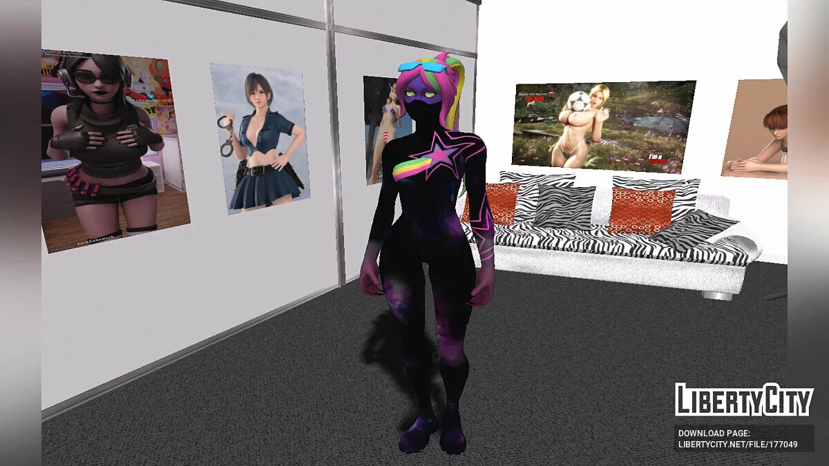 Galaxy from Fortnite / GTA San Andreas