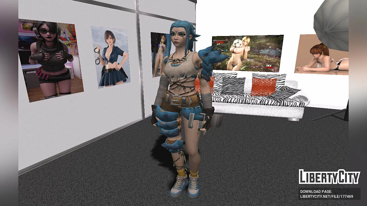 Gia from Fortnite / GTA San Andreas