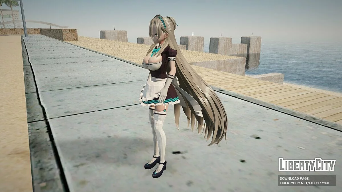 Ichinose Asuna from Blue Archive / GTA San Andreas
