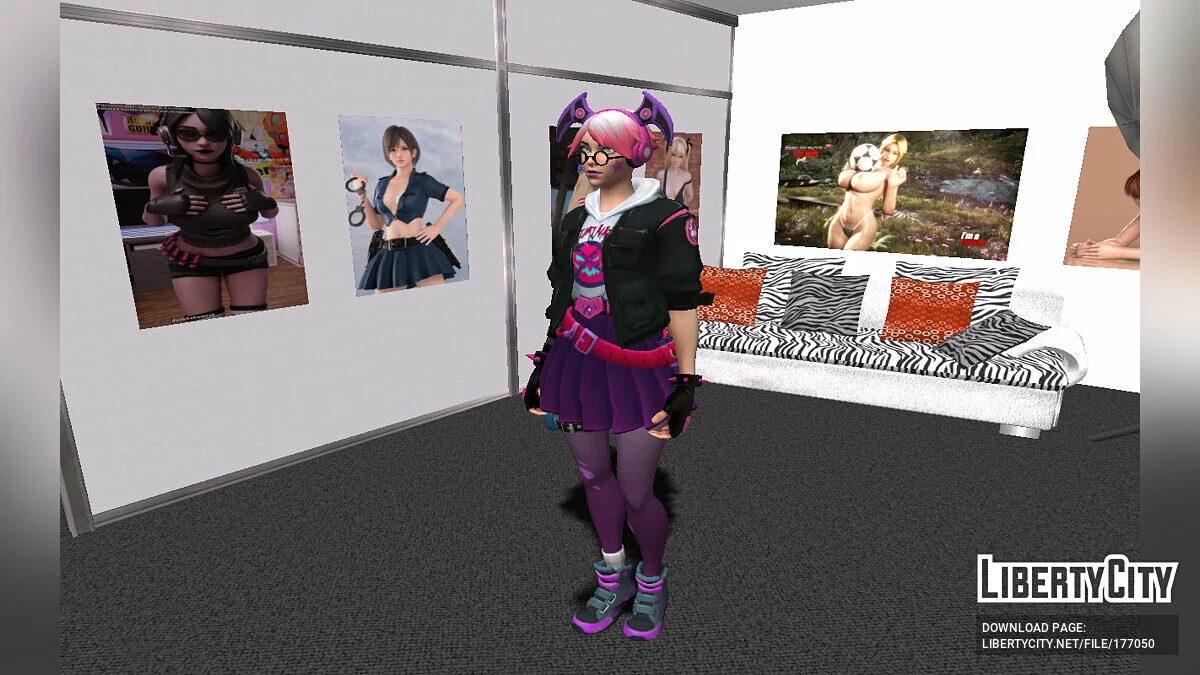 Callisto from Fortnite / GTA San Andreas