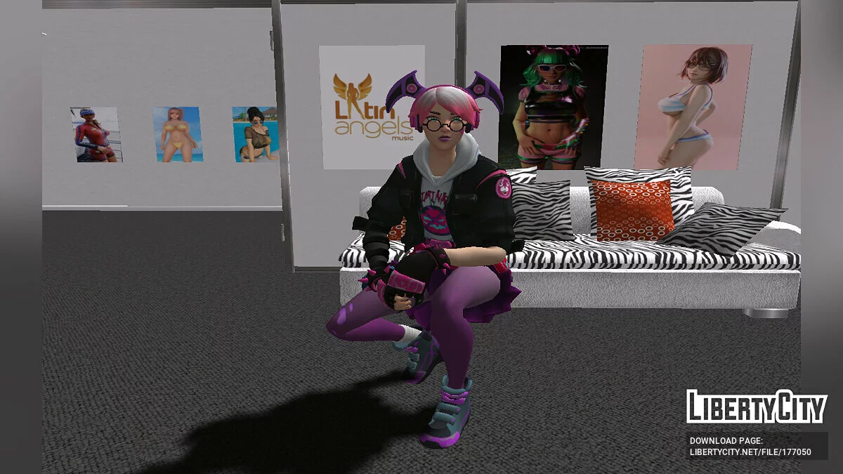 Callisto from Fortnite / GTA San Andreas