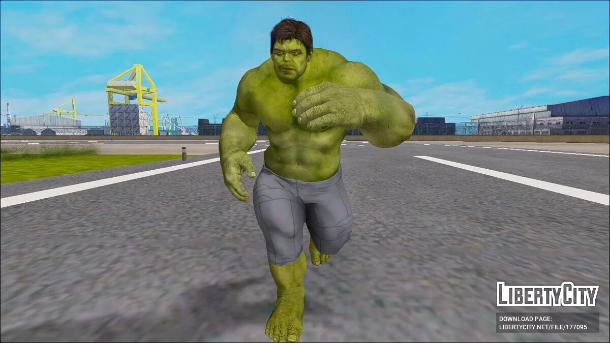 Hulk dari Avengers Marvel / GTA San Andreas