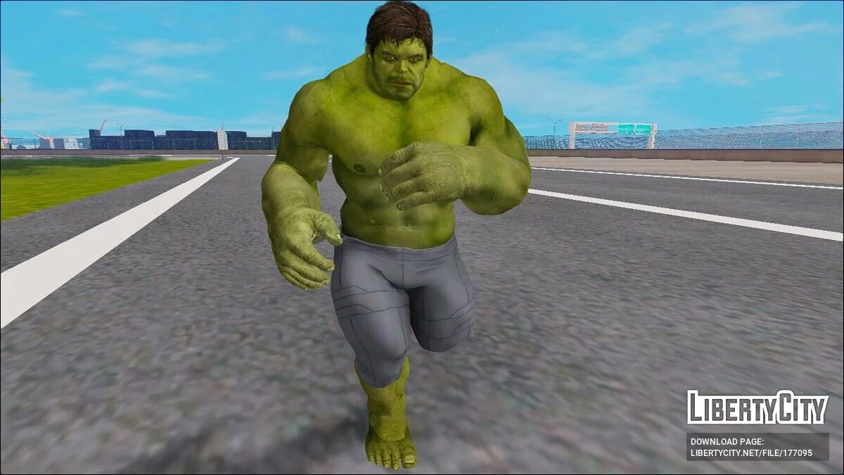 Hulk dari Avengers Marvel / GTA San Andreas
