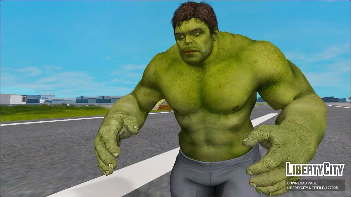 Hulk dari Avengers Marvel / GTA San Andreas