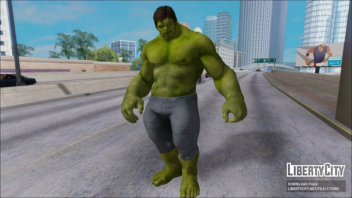 Hulk dari Avengers Marvel / GTA San Andreas