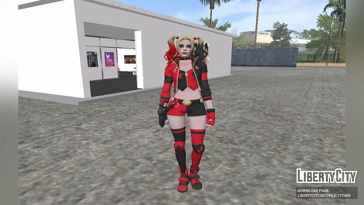 Harley Quinn from Fortnite / GTA San Andreas