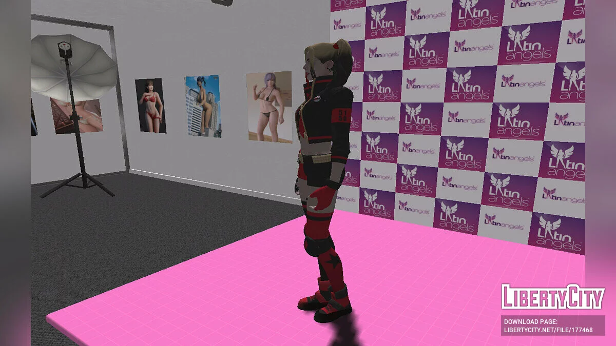 Harley Quinn from Fortnite / GTA San Andreas