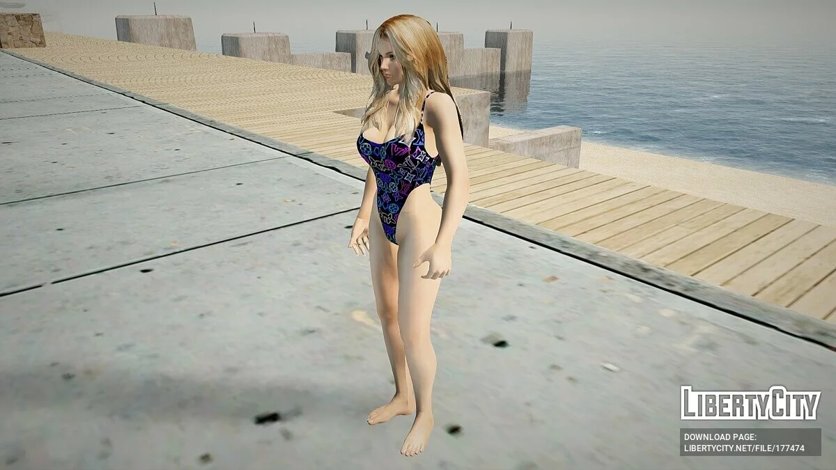 Helena Douglas in a swimsuit / GTA San Andreas
